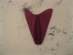 waiter napkin fold